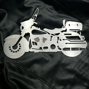 Motorcycle Stainless Steel Sign